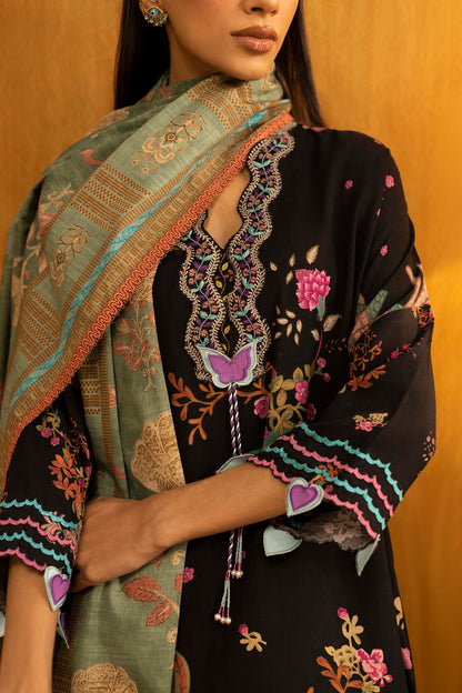 Sana Safinaz | Muzlin Winter 25 | 014B - Casual Dress - available at Maria Faisal in UK and USA.