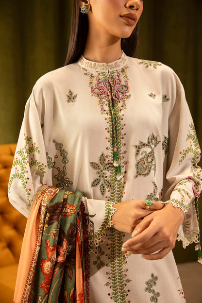 Sana Safinaz | Muzlin Winter 25 | 015A - Casual Dress - available at Maria Faisal in UK and USA.