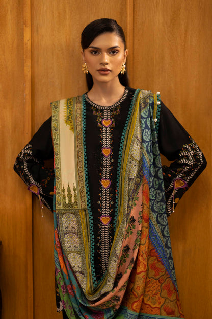 Sana Safinaz | Muzlin Winter 25 | 015B - Casual Dress - available at Maria Faisal in UK and USA.