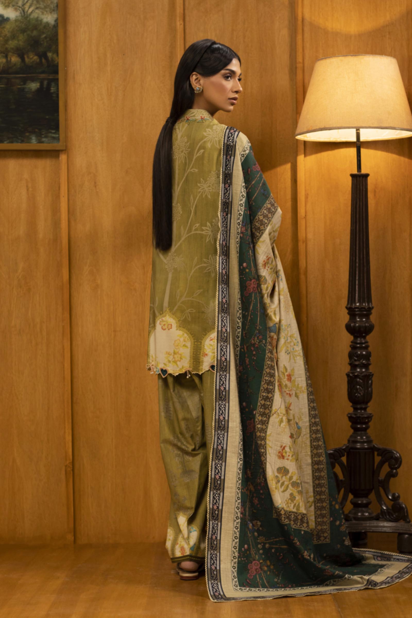 Sana Safinaz | Muzlin Winter 25 | 016A - Casual Dress - available at Maria Faisal in UK and USA.