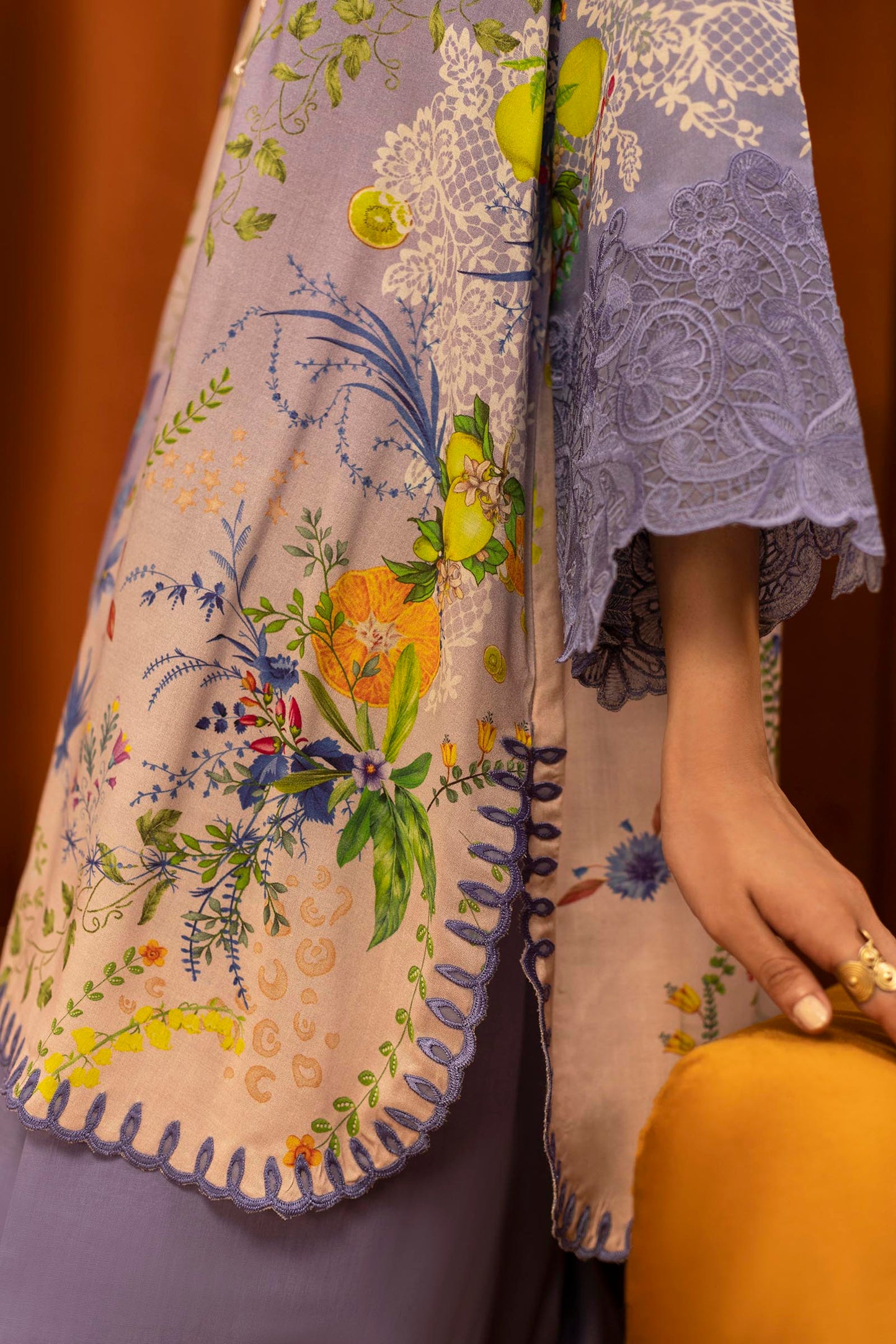 Sana Safinaz | Muzlin Winter 25 | 017B - Casual Dress - available at Maria Faisal in UK and USA.