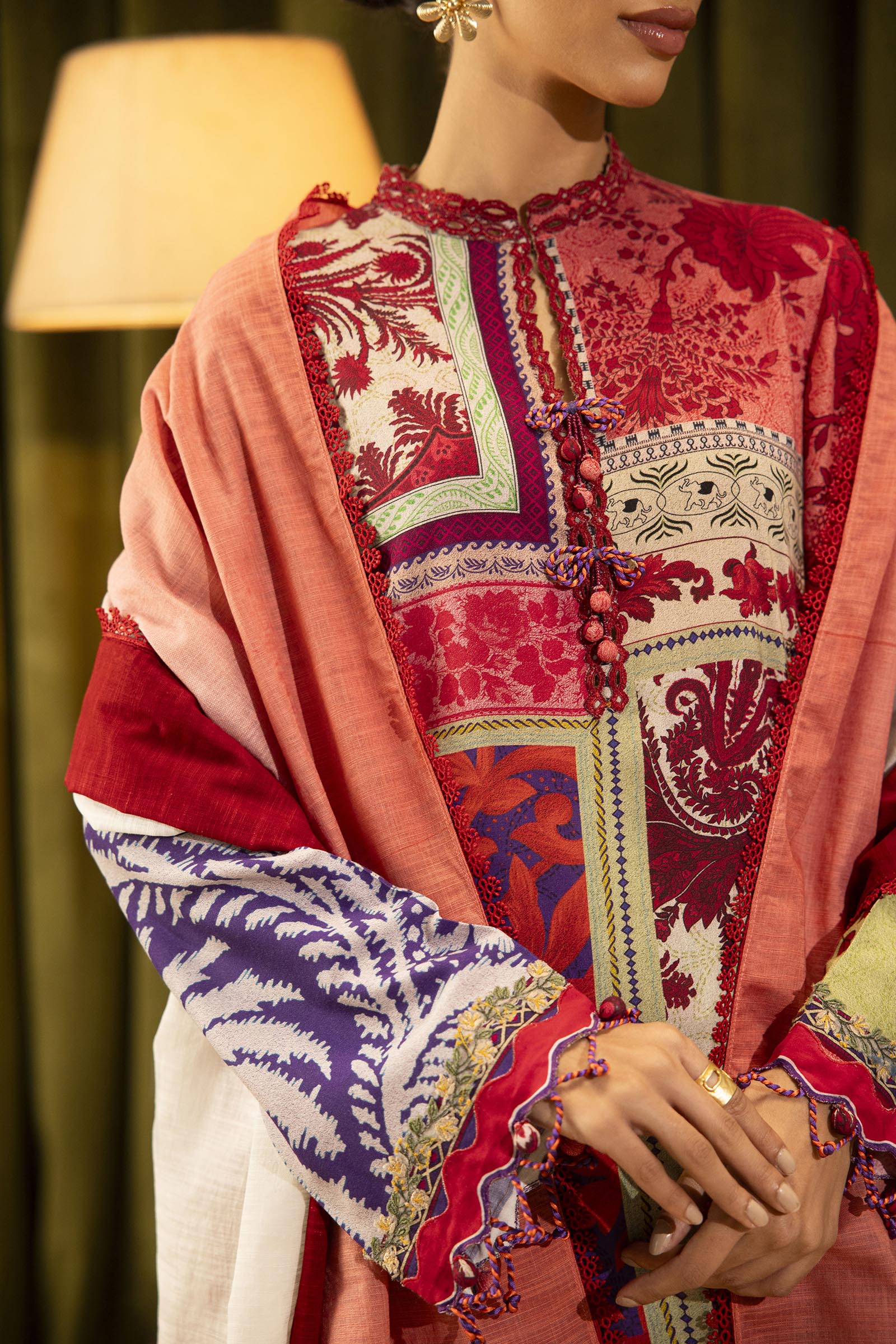 Sana Safinaz | Muzlin Winter 25 | 018A - Casual Dress - available at Maria Faisal in UK and USA.