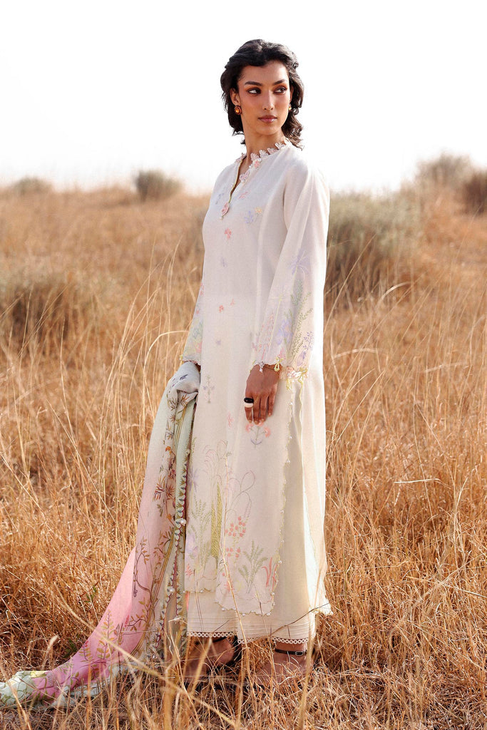 Sana Safinaz | Muzlin Spring 26 | M261-001A-CV - Luxury Dress - available at Maria Faisal in UK and USA.