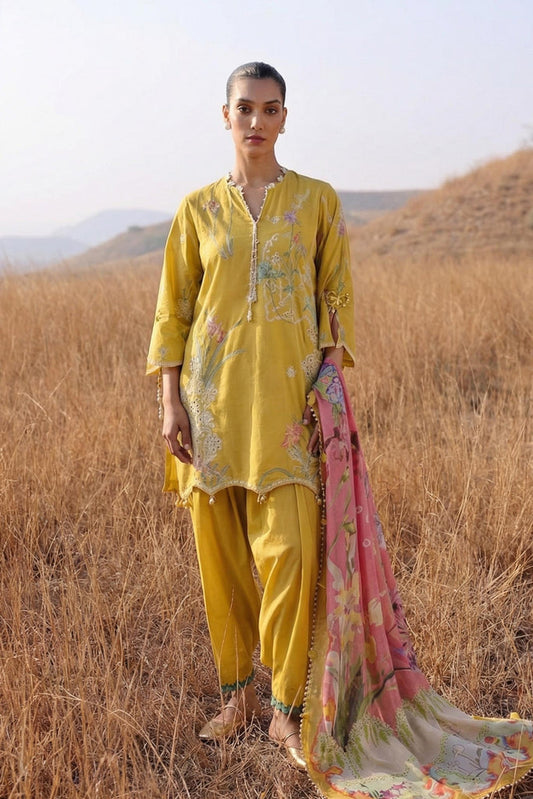 Sana Safinaz | Muzlin Spring 26 | M261-003B-CV - Luxury Dress - available at Maria Faisal in UK and USA.