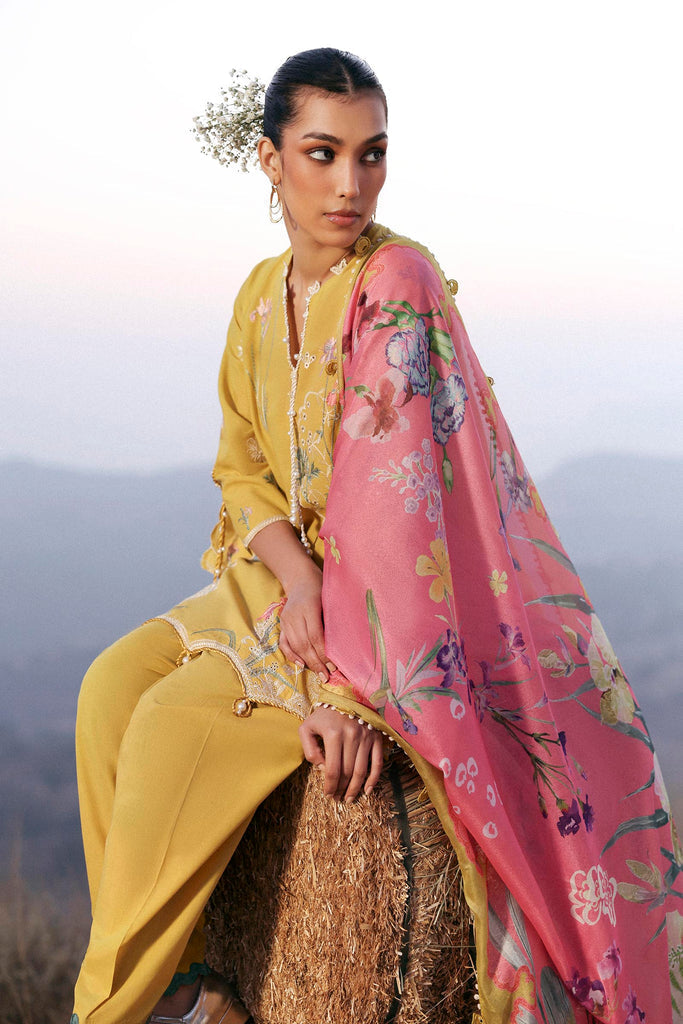 Sana Safinaz | Muzlin Spring 26 | M261-003B-CV - Luxury Dress - available at Maria Faisal in UK and USA.