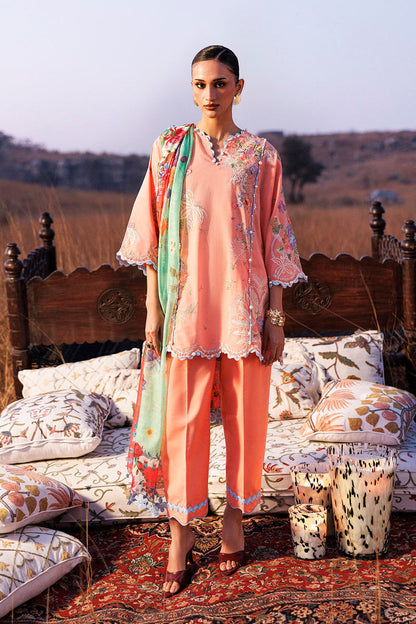 Sana Safinaz | Muzlin Spring 26 | M261-005B-CV - Luxury Dress - available at Maria Faisal in UK and USA.