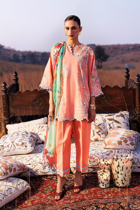 Sana Safinaz | Muzlin Spring 26 | M261-005B-CV - Luxury Dress - available at Maria Faisal in UK and USA.