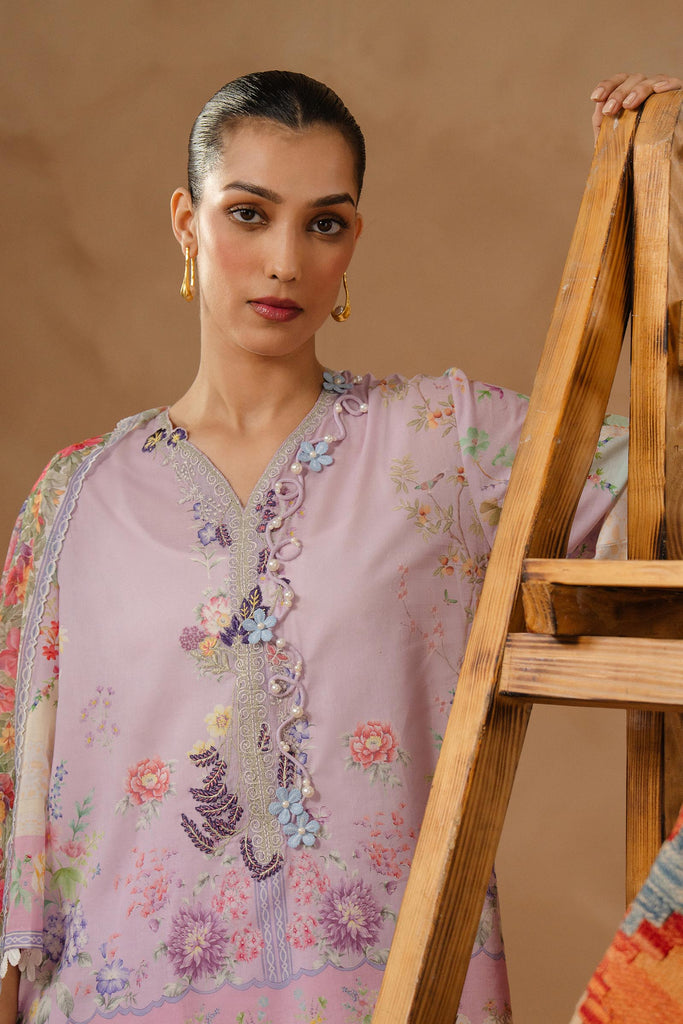 Sana Safinaz | Muzlin Spring 26 | M261-014A-CU - Luxury Dress - available at Maria Faisal in UK and USA.
