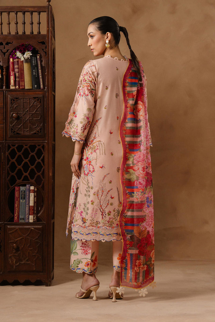 Sana Safinaz | Muzlin Spring 26 | M261-015B-CU - Luxury Dress - available at Maria Faisal in UK and USA.