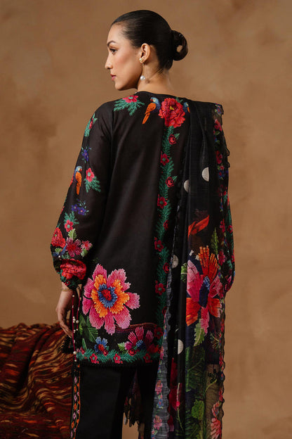 Sana Safinaz | Muzlin Spring 26 | M261-016B-CU - Luxury Dress - available at Maria Faisal in UK and USA.