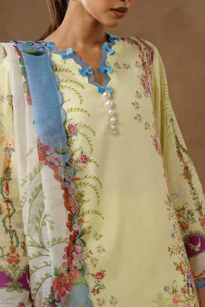 Sana Safinaz | Muzlin Spring 26 | M261-017B-AU - Luxury Dress - available at Maria Faisal in UK and USA.