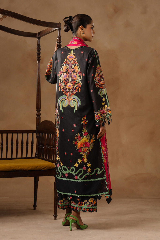 Sana Safinaz | Muzlin Spring 26 | M261-018B-CI - Luxury Dress - available at Maria Faisal in UK and USA.