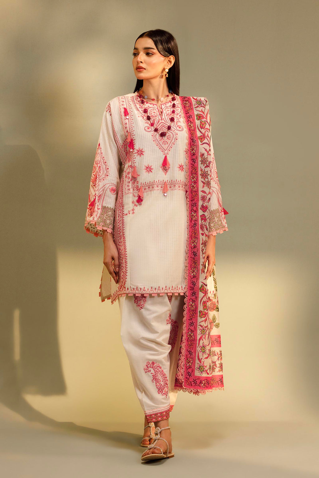 Sana Safinaz | Muzlin Summer 26 | MS-06 - Luxury Dress - available at Maria Faisal in UK and USA.
