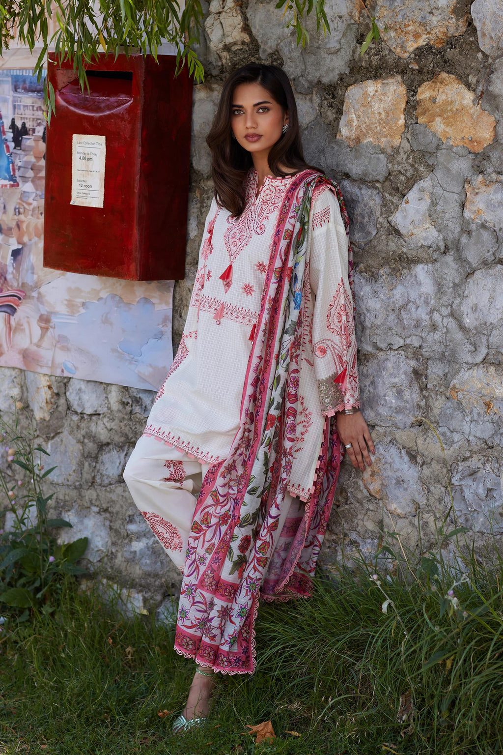 Sana Safinaz | Muzlin Summer 26 | 1-MS - Luxury Dress - available at Maria Faisal in UK and USA.