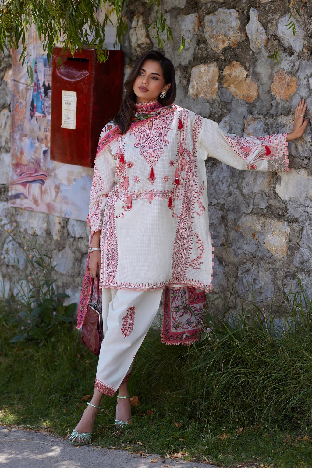 Sana Safinaz | Muzlin Summer 26 | 1-MS - Luxury Dress - available at Maria Faisal in UK and USA.