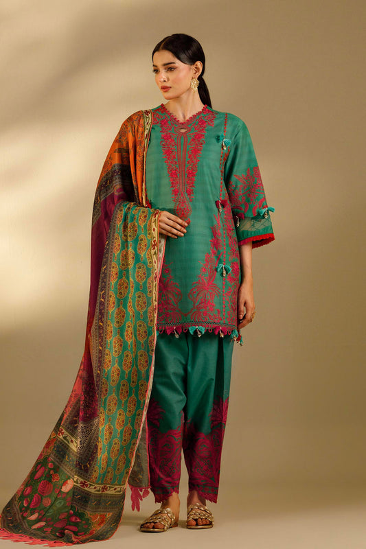 Sana Safinaz | Muzlin Summer 26 | MS-02 - Luxury Dress - available at Maria Faisal in UK and USA.