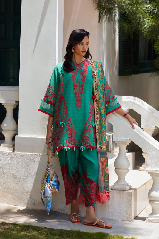 Sana Safinaz | Muzlin Summer 26 | 3-MS - Luxury Dress - available at Maria Faisal in UK and USA.
