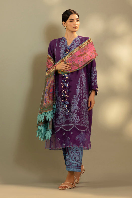 Sana Safinaz | Muzlin Summer 26 | 4-MS - Luxury Dress - available at Maria Faisal in UK and USA.