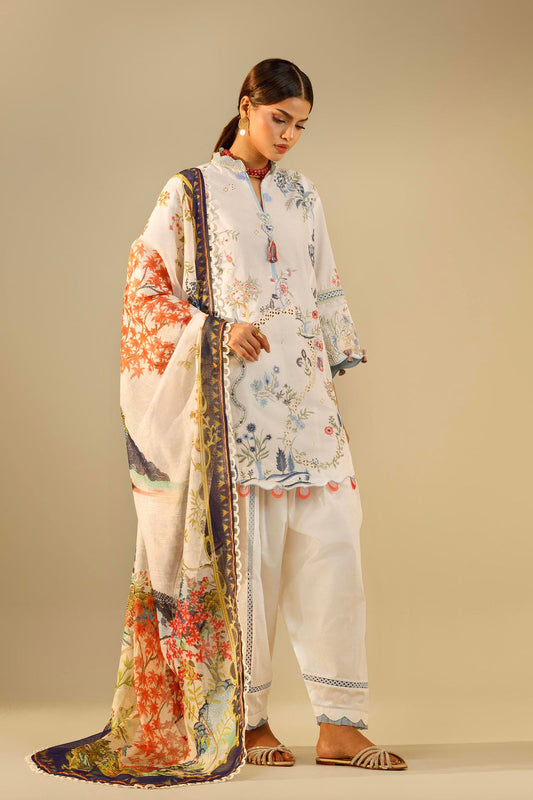 Sana Safinaz | Muzlin Summer 26 | 5-MS - Luxury Dress - available at Maria Faisal in UK and USA.