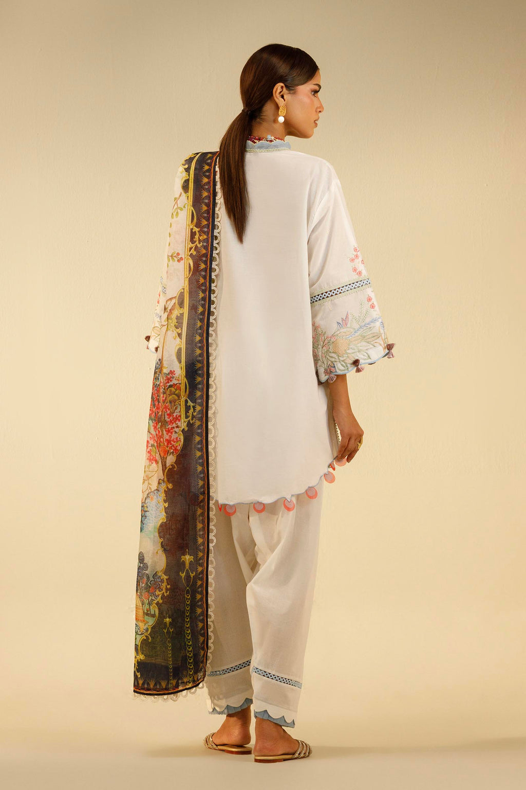 Sana Safinaz | Muzlin Summer 26 | 5-MS - Luxury Dress - available at Maria Faisal in UK and USA.