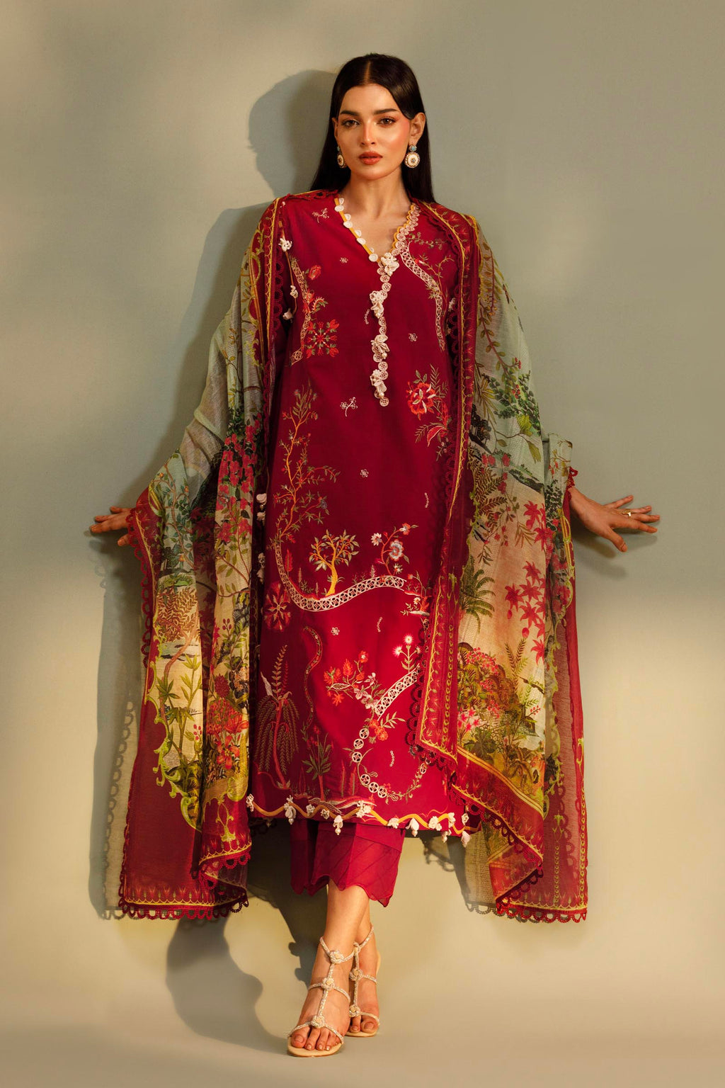 Sana Safinaz | Muzlin Summer 26 | MS-12 - Luxury Dress - available at Maria Faisal in UK and USA.