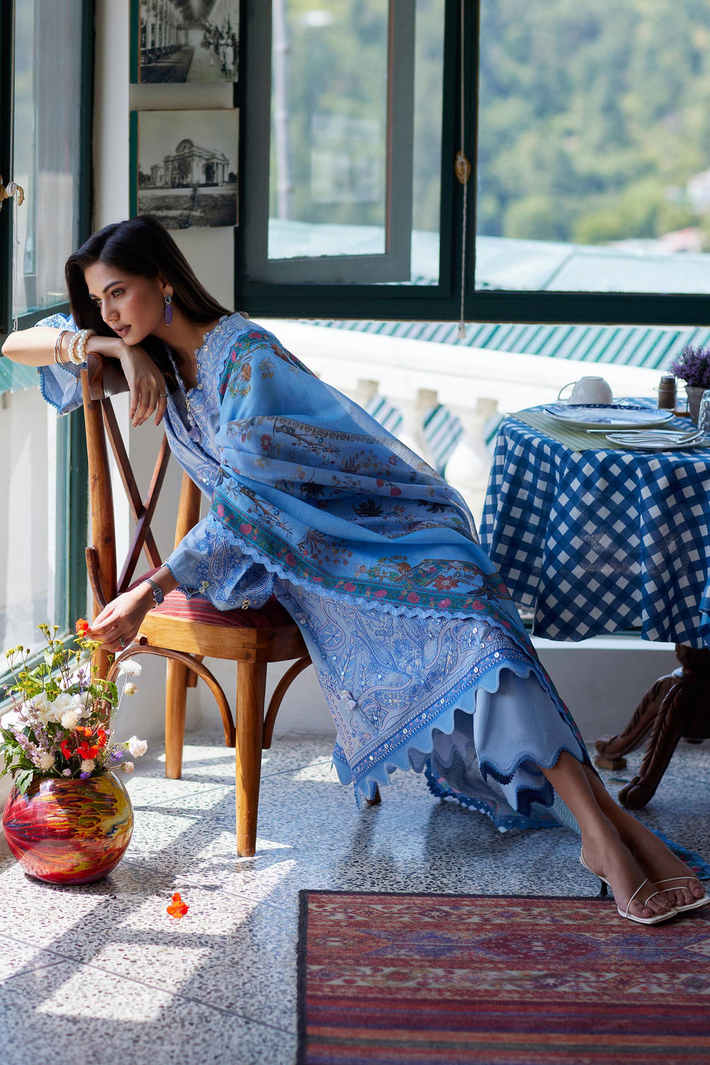 Sana Safinaz | Muzlin Summer 26 | 7-MS - Luxury Dress - available at Maria Faisal in UK and USA.