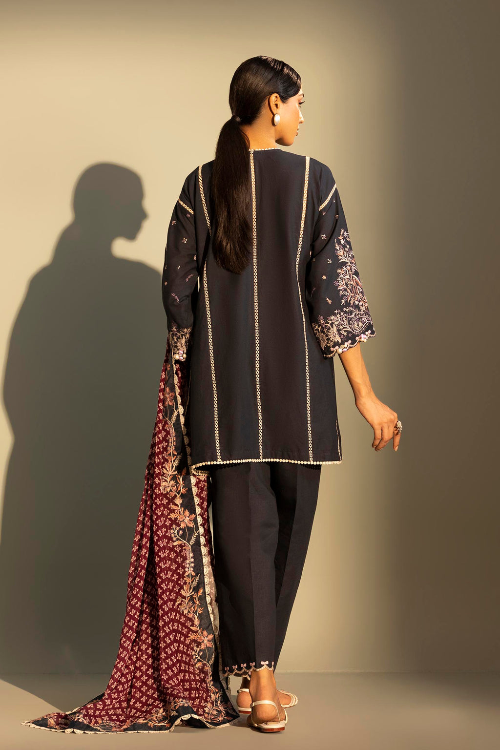 Sana Safinaz | Muzlin Summer 26 | 10-MS - Luxury Dress - available at Maria Faisal in UK and USA.
