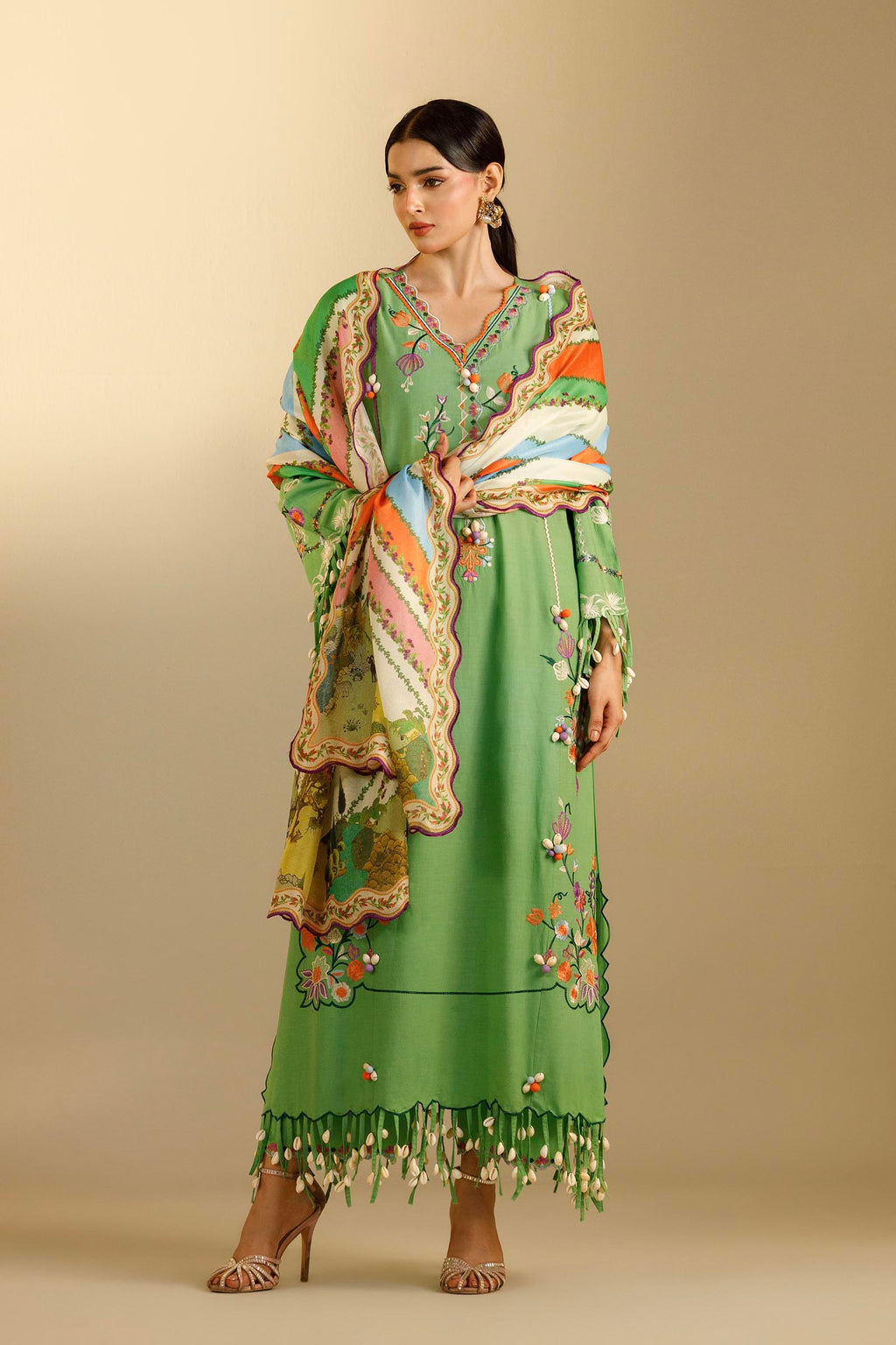 Sana Safinaz | Muzlin Summer 26 |MS-01 - Luxury Dress - available at Maria Faisal in UK and USA.