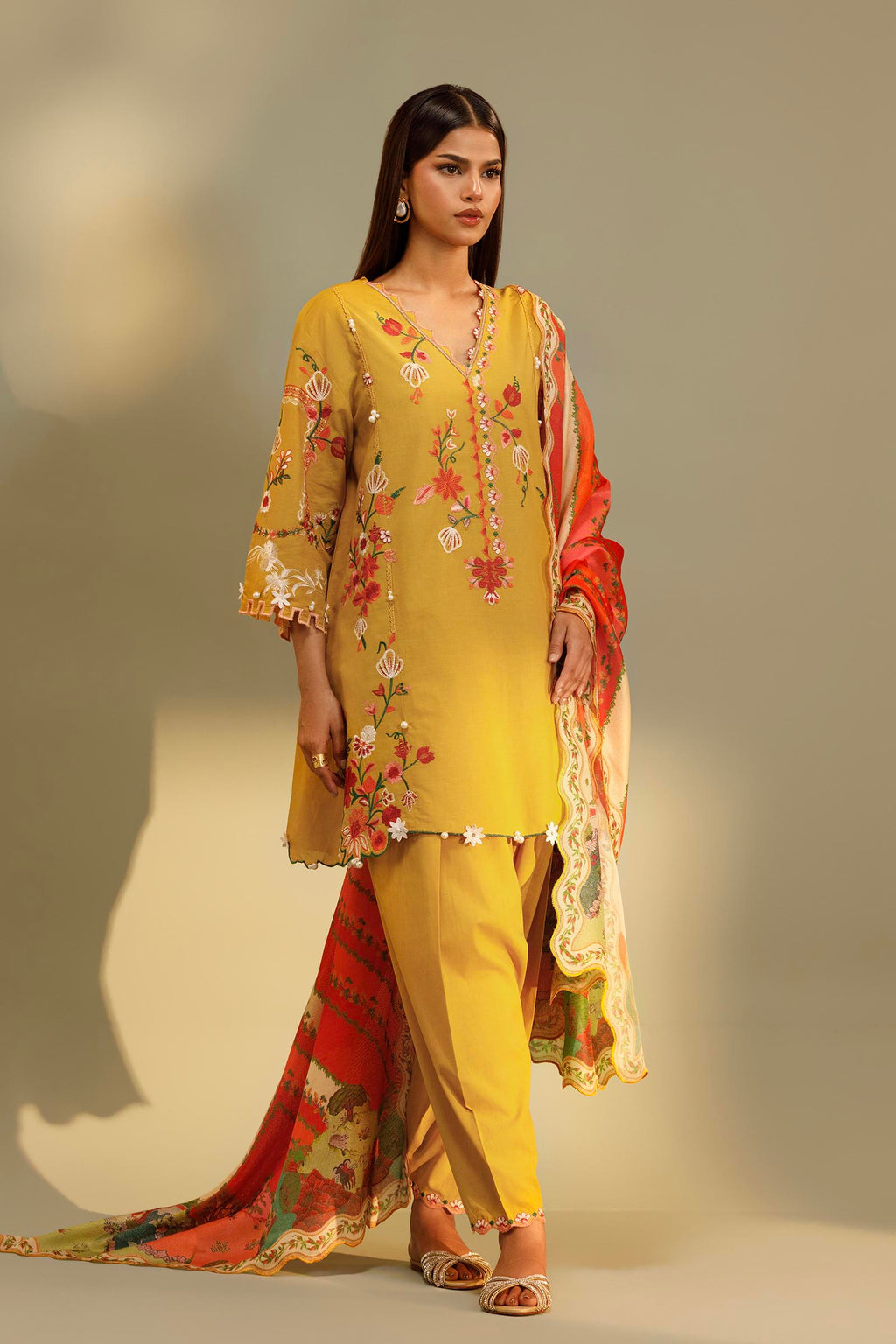 Sana Safinaz | Muzlin Summer 26 | MS-07 - Luxury Dress - available at Maria Faisal in UK and USA.