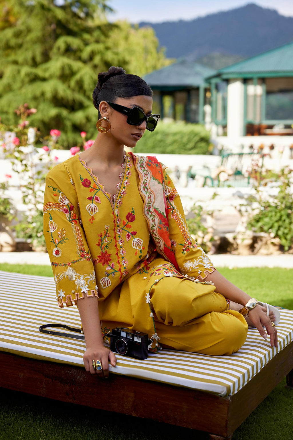 Sana Safinaz | Muzlin Summer 26 | 12-MS - Luxury Dress - available at Maria Faisal in UK and USA.