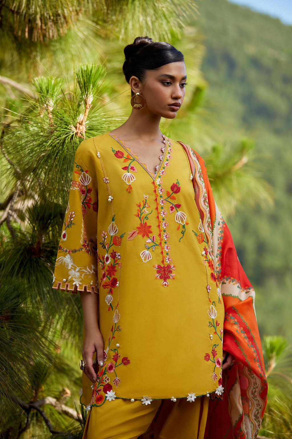 Sana Safinaz | Muzlin Summer 26 | 12-MS - Luxury Dress - available at Maria Faisal in UK and USA.
