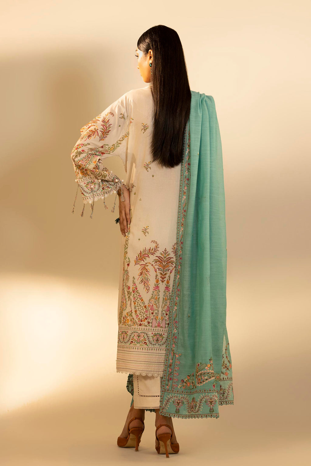 Sana Safinaz | Muzlin Summer 26 | 13-MS - Luxury Dress - available at Maria Faisal in UK and USA.