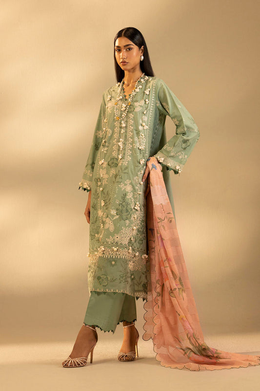Sana Safinaz | Muzlin Summer 26 | 15-MS - Luxury Dress - available at Maria Faisal in UK and USA.