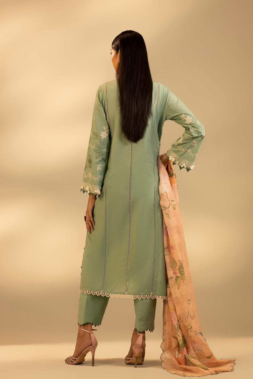 Sana Safinaz | Muzlin Summer 26 | 15-MS - Luxury Dress - available at Maria Faisal in UK and USA.