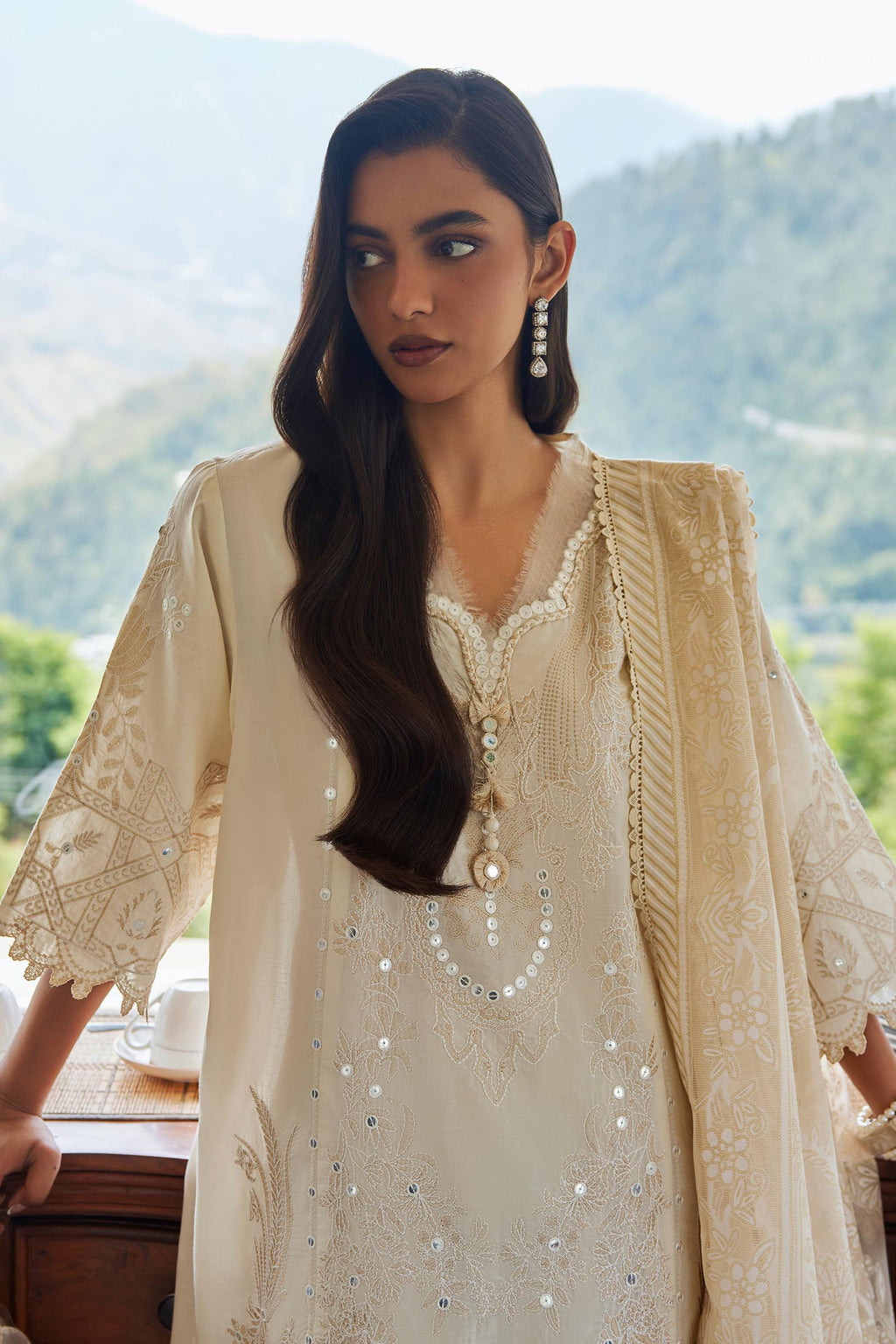 Sana Safinaz | Muzlin Summer 26 | 17-MS - Luxury Dress - available at Maria Faisal in UK and USA.