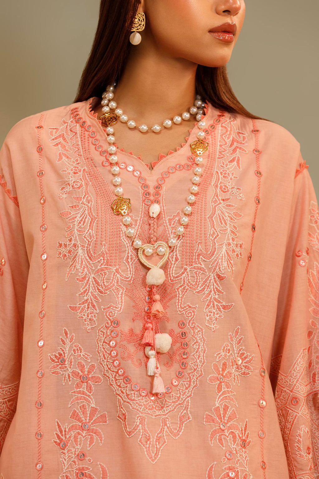 Sana Safinaz | Muzlin Summer 26 | 18-MS - Luxury Dress - available at Maria Faisal in UK and USA.