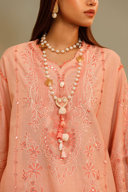 Sana Safinaz | Muzlin Summer 26 | 18-MS - Luxury Dress - available at Maria Faisal in UK and USA.
