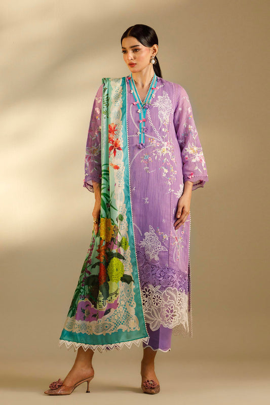Sana Safinaz | Muzlin Summer 26 | 20-MS - Luxury Dress - available at Maria Faisal in UK and USA.