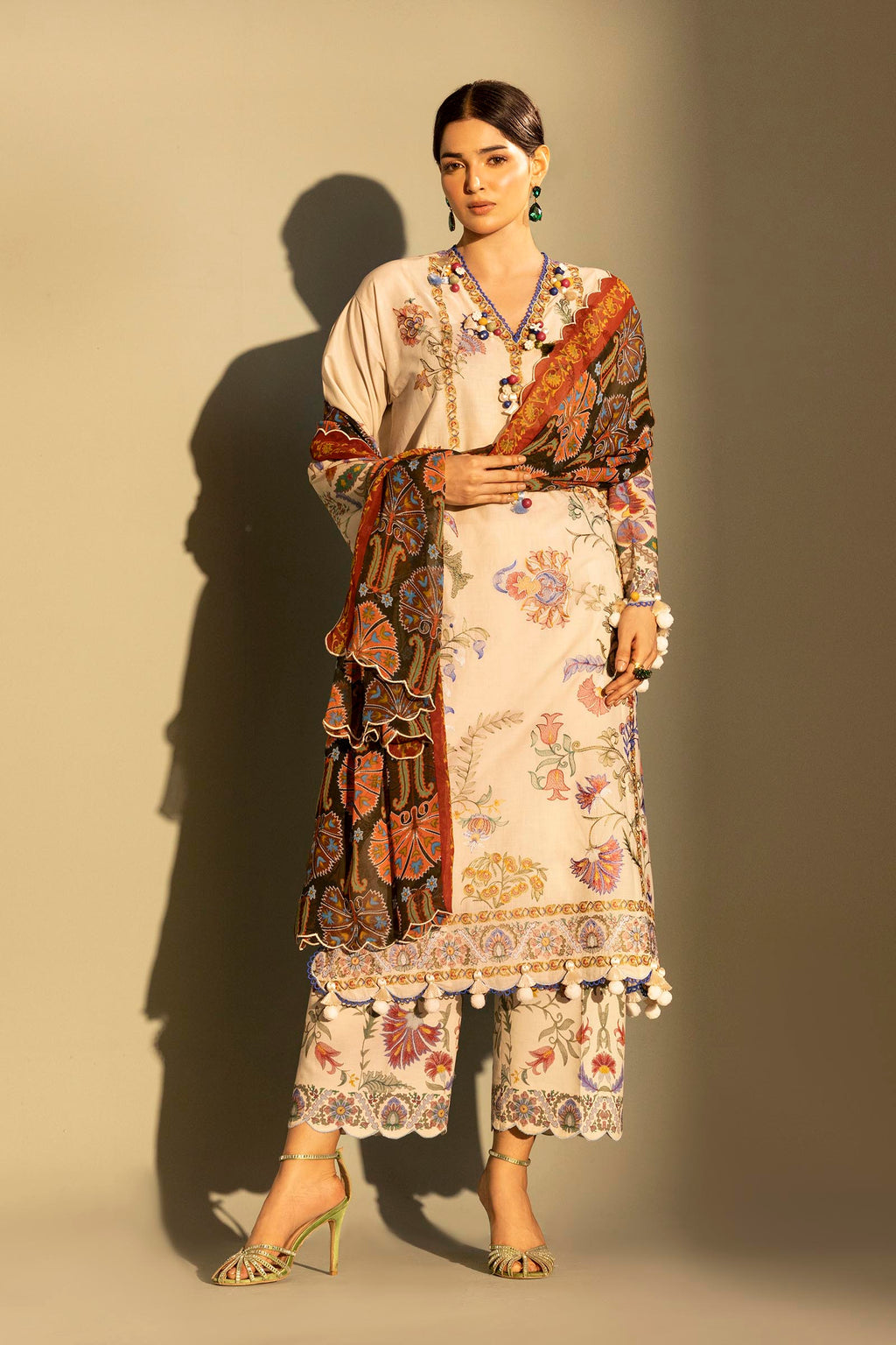 Sana Safinaz | Muzlin Summer 26 | 23-MS - Luxury Dress - available at Maria Faisal in UK and USA.