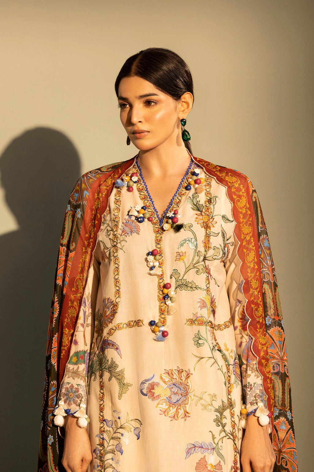 Sana Safinaz | Muzlin Summer 26 | 23-MS - Luxury Dress - available at Maria Faisal in UK and USA.