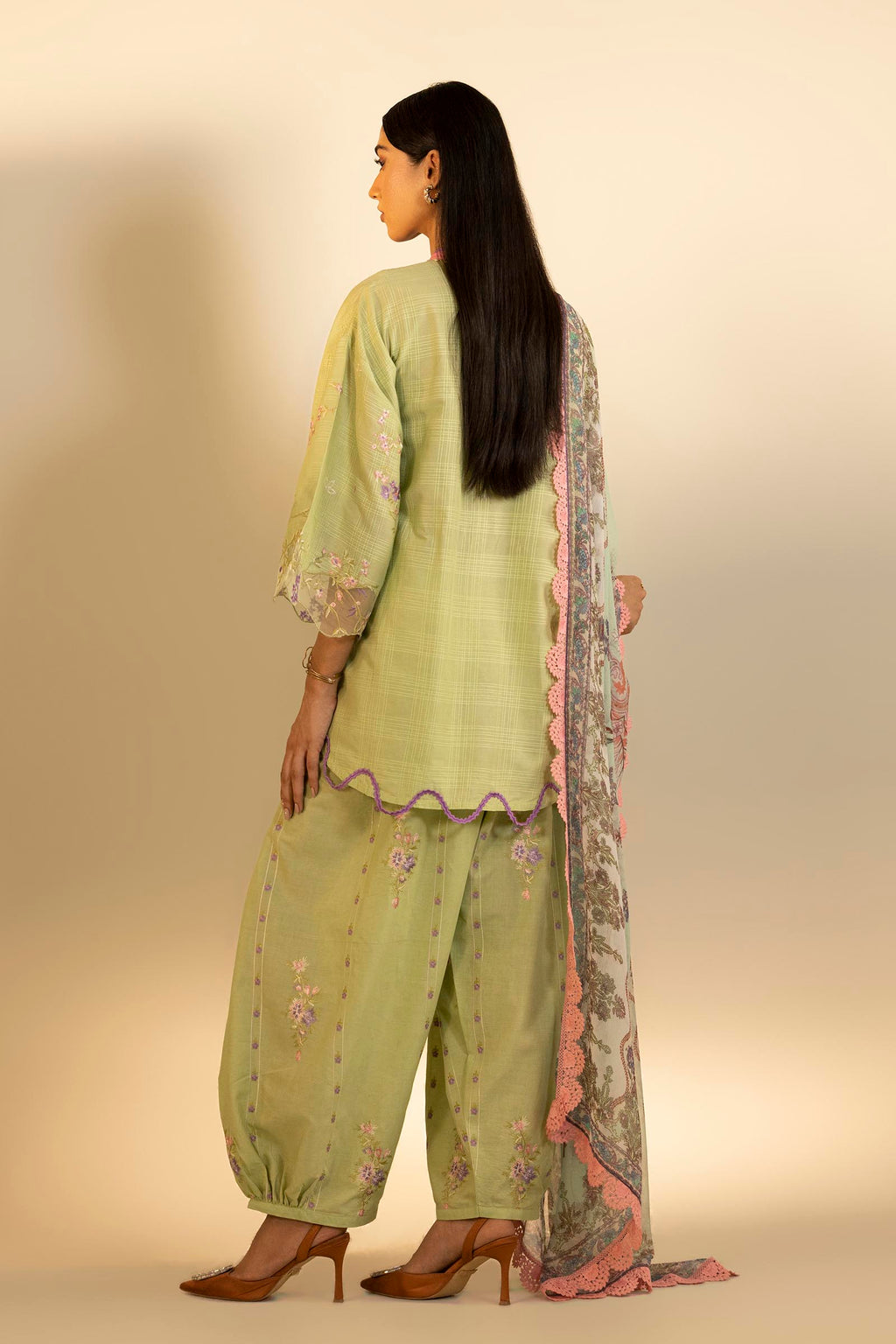Sana Safinaz | Muzlin Summer 26 | 26-MS - Luxury Dress - available at Maria Faisal in UK and USA.