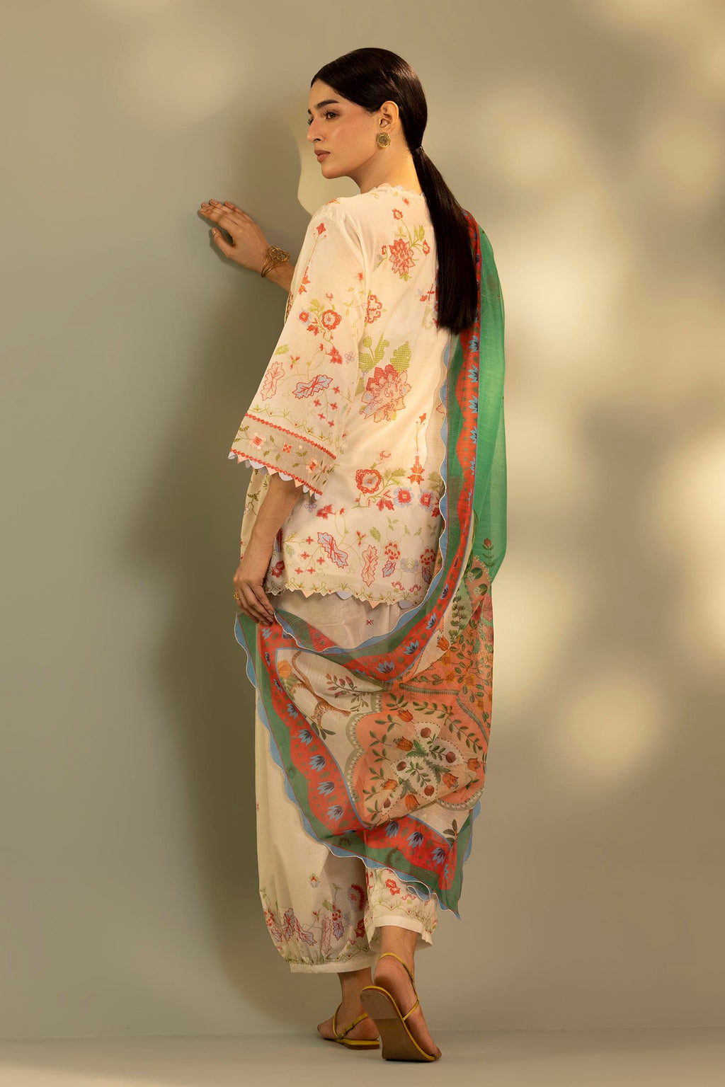 Sana Safinaz | Muzlin Summer 26 | 27-MS - Luxury Dress - available at Maria Faisal in UK and USA.