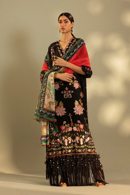 Sana Safinaz | Muzlin Summer 26 | 28-MS - Luxury Dress - available at Maria Faisal in UK and USA.