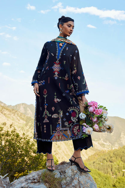 Sana Safinaz | Muzlin Summer 26 | 30-MS - Luxury Dress - available at Maria Faisal in UK and USA.