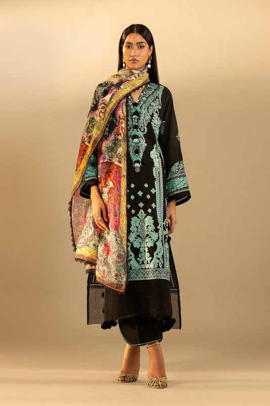 Sana Safinaz | Muzlin Summer 26 | 35-MS - Luxury Dress - available at Maria Faisal in UK and USA.