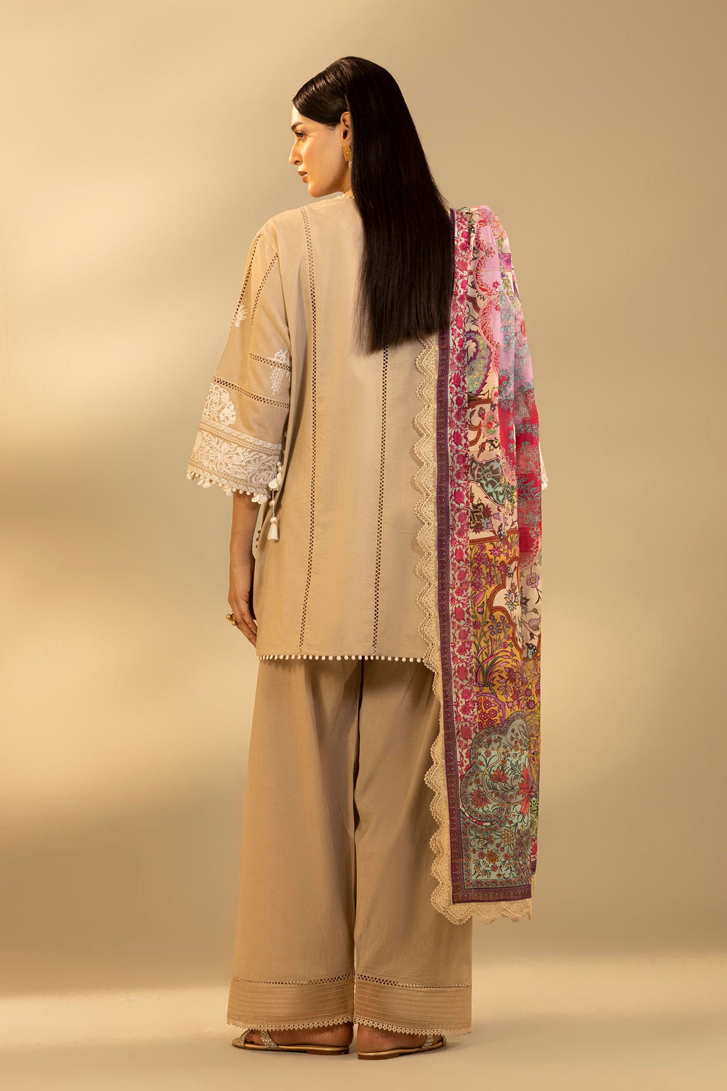 Sana Safinaz | Muzlin Summer 26 | 36-MS - Luxury Dress - available at Maria Faisal in UK and USA.