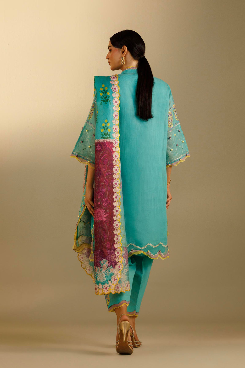 Sana Safinaz | Muzlin Summer 26 | 37-MS - Luxury Dress - available at Maria Faisal in UK and USA.