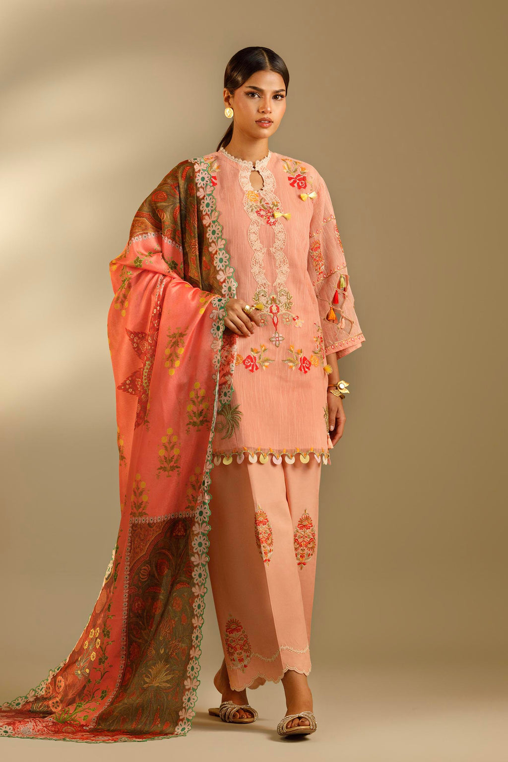 Sana Safinaz | Muzlin Summer 26 | MS-04 - Luxury Dress - available at Maria Faisal in UK and USA.