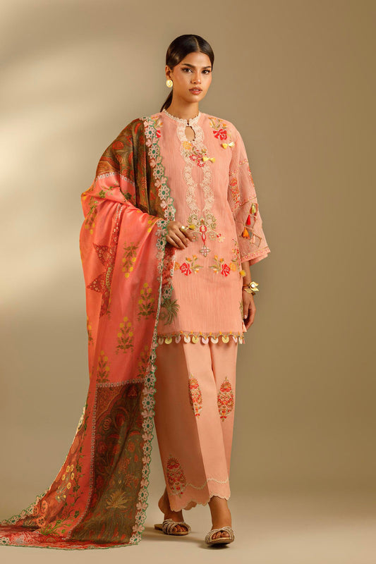 Sana Safinaz | Muzlin Summer 26 | MS-04 - Luxury Dress - available at Maria Faisal in UK and USA.