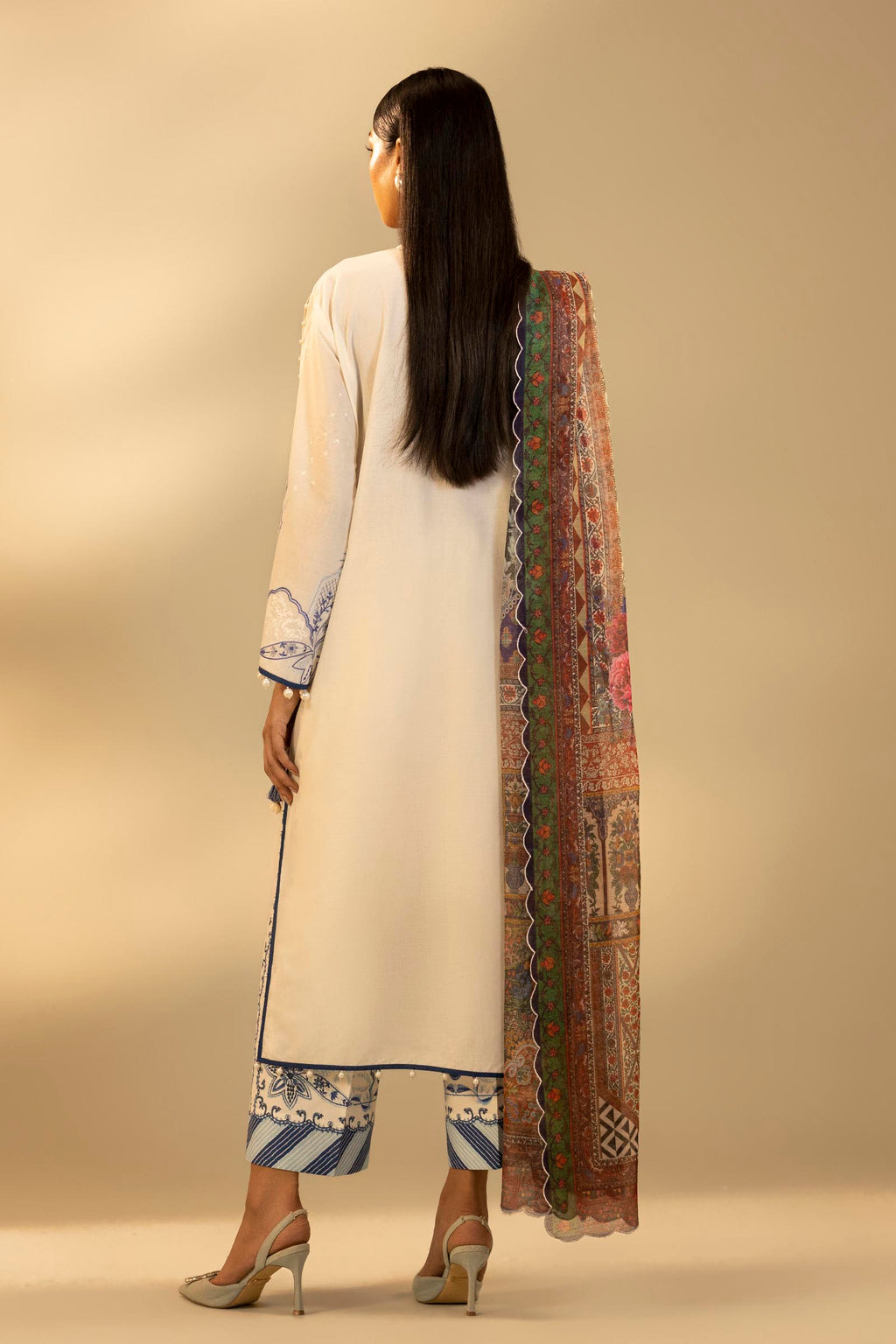 Sana Safinaz | Muzlin Summer 26 | 39-MS - Luxury Dress - available at Maria Faisal in UK and USA.